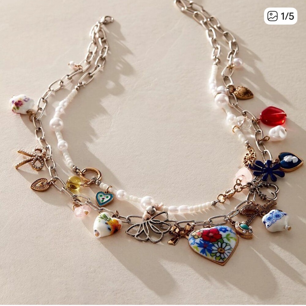 Free People Maximillion Charm Necklace. NWT!!!